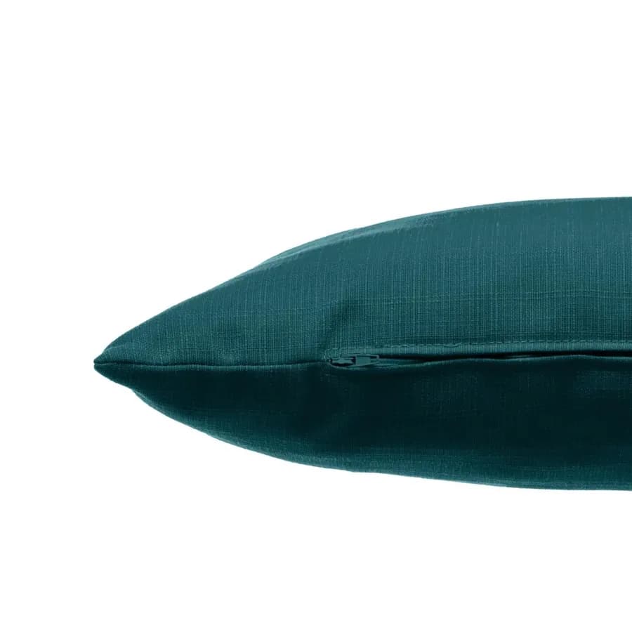 Cuscino decorativo da esterno 50x30 cm in poliestere blu pavone - Bangkok