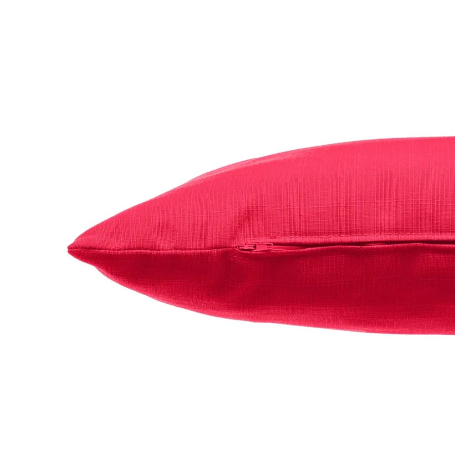 Cuscino decorativo da esterno 50x30 cm in poliestere rosso melograno - Bangkok