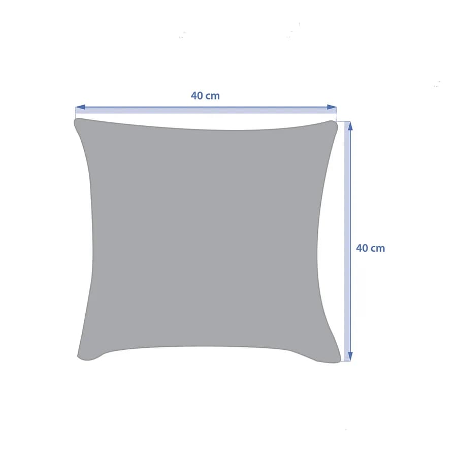 Cuscino decorativo da esterno 40x40 cm in poliestere idrorepellente bianco con stampa tigre - Pigmentia