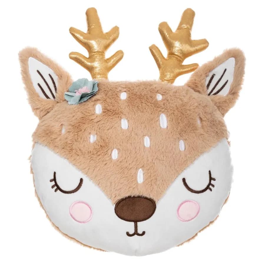 Cuscino rotondo 30 cm a forma di cerbiatto - Kids