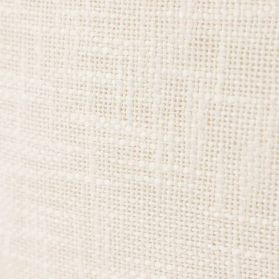 Cuscino sfoderabile 45x45 panna in bouclé con frange