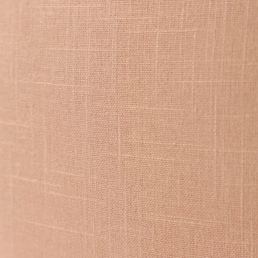 Cuscino sfoderabile 45x45 cm rosa cipria in lino batista e cotone