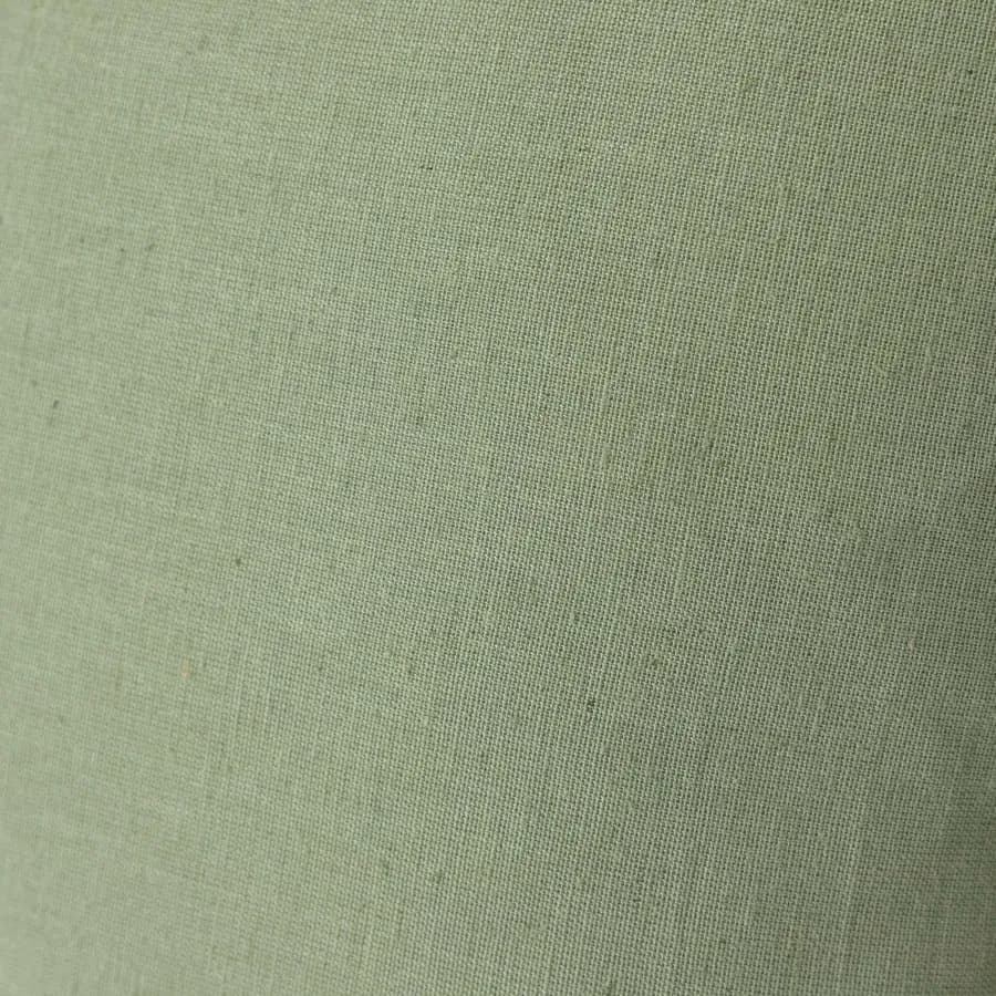 Cuscino sfoderabile 45x45 cm verde pastello in lino batista e cotone