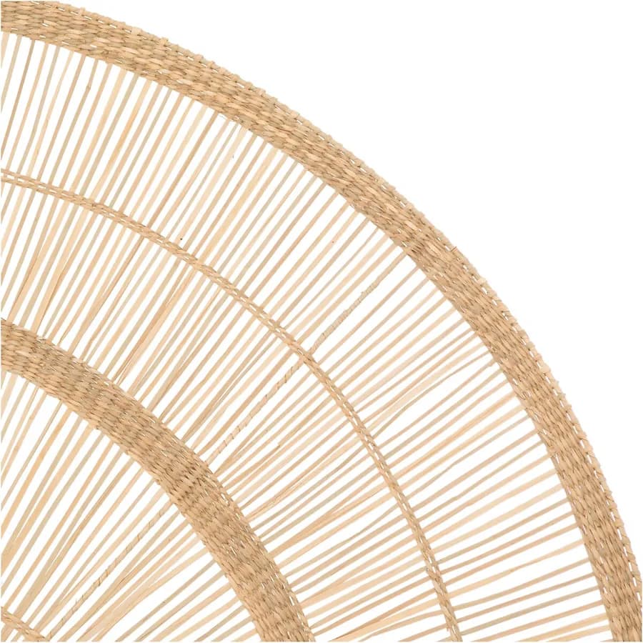 Decorazione da parete 160x90h cm in rattan naturale