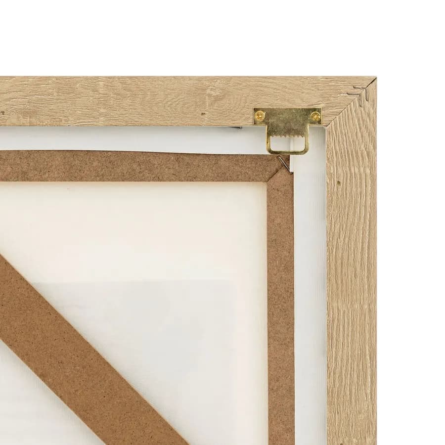 Decorazione da parete 75x116 cm reversibile in rilievo bianco