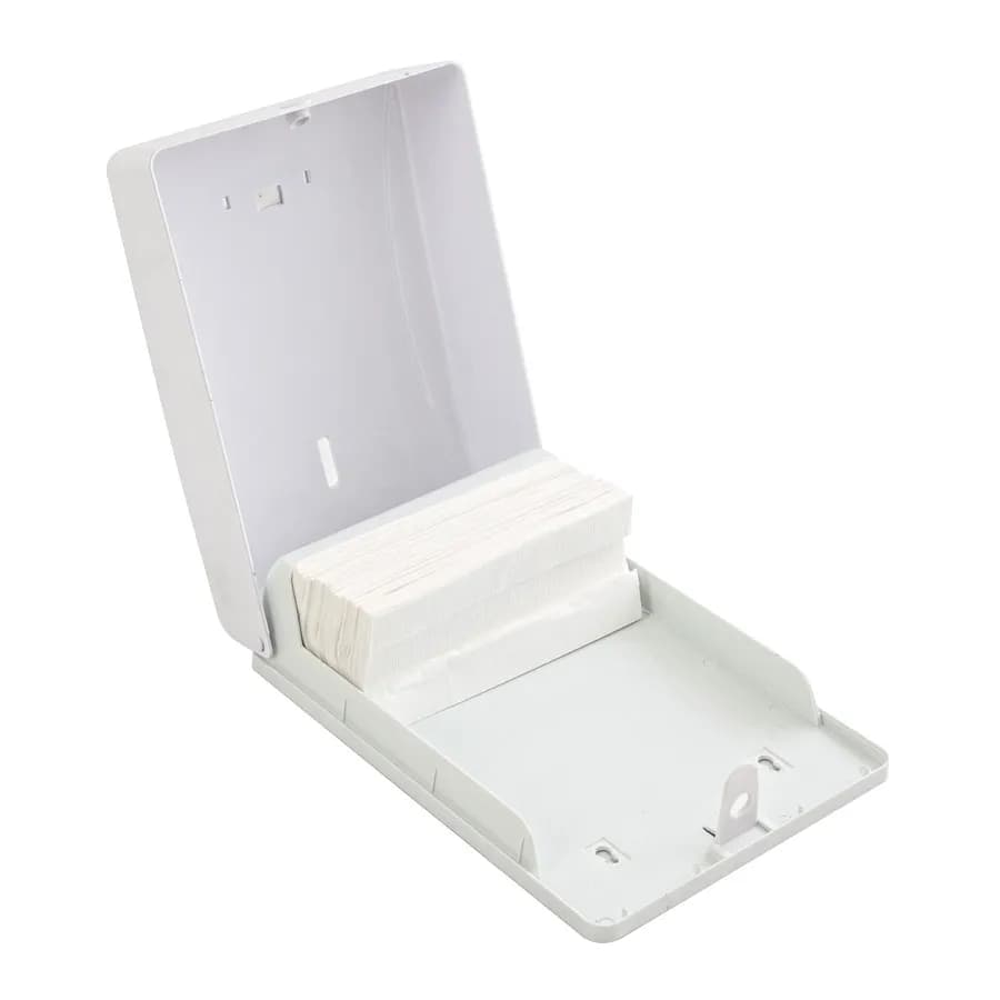 Distributore a muro salviette di carta in abs bianco