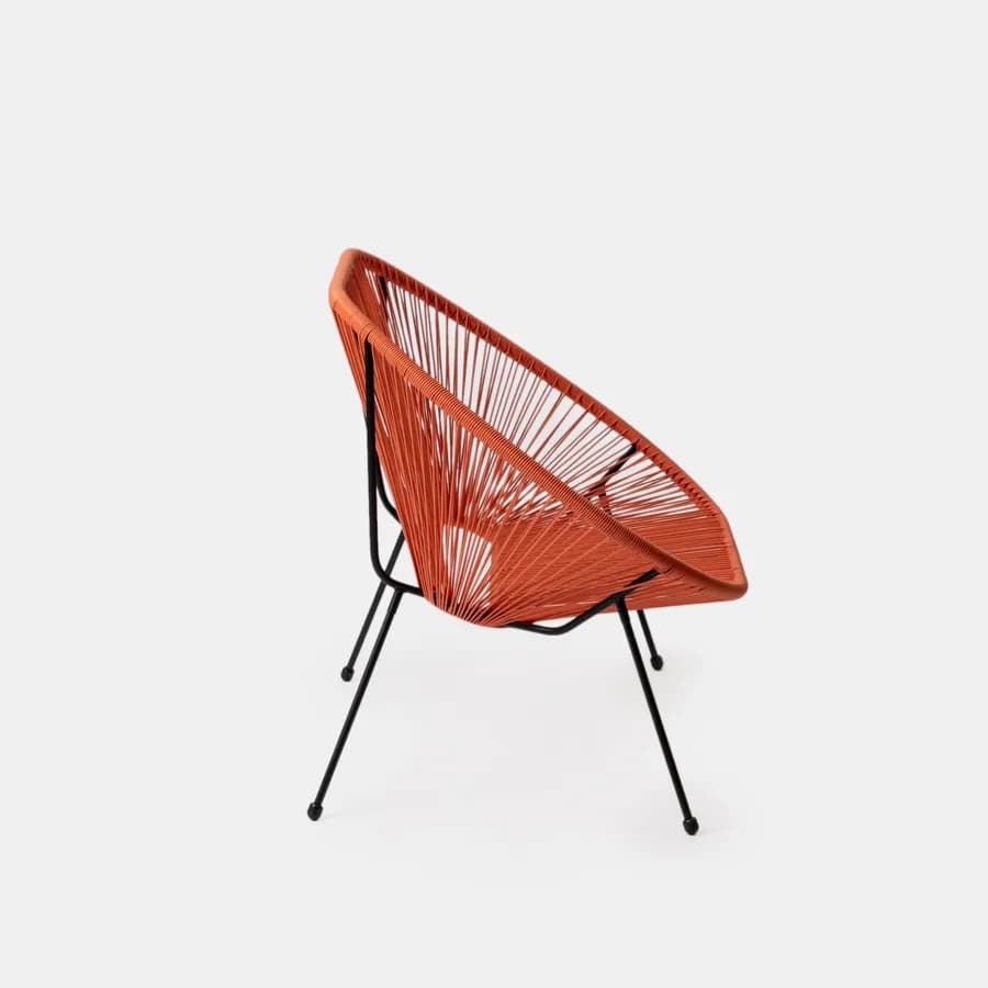 Divano da interno in corda arancione - Kalimba