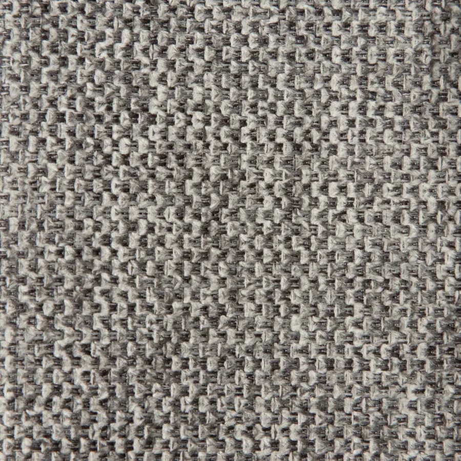 Divano letto 3 posti in tessuto effetto melange grigio con contenitore - Joshua