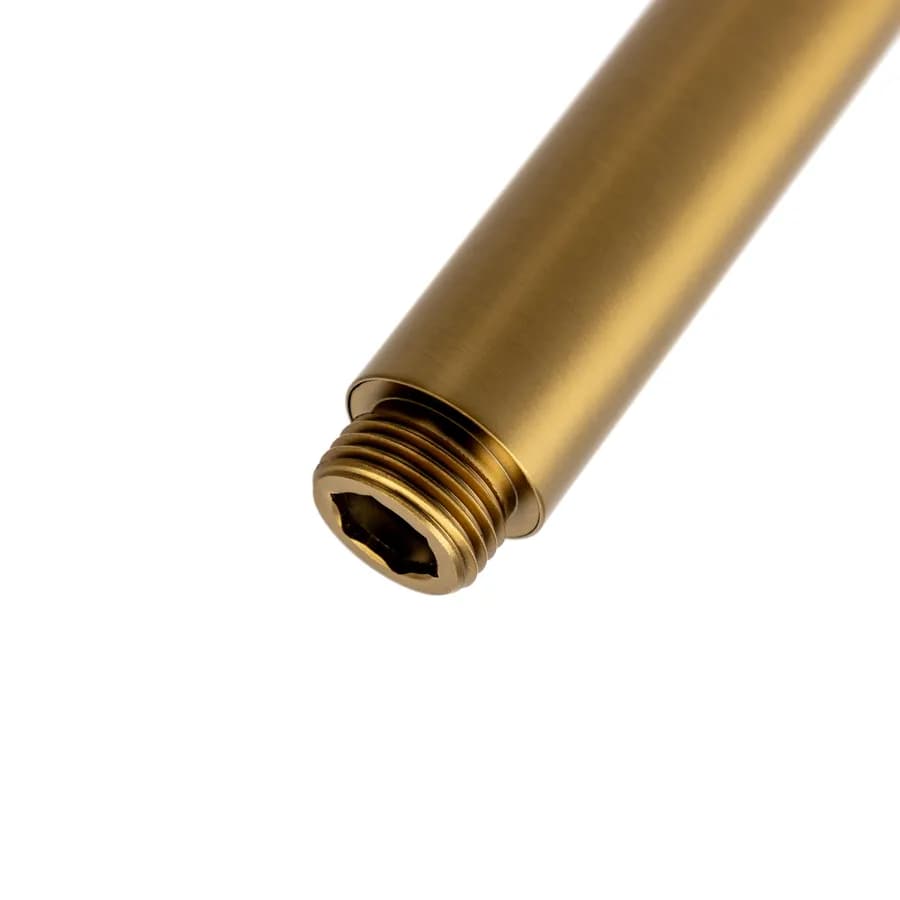 Doccino monogetto in ottone oro spazzolato
