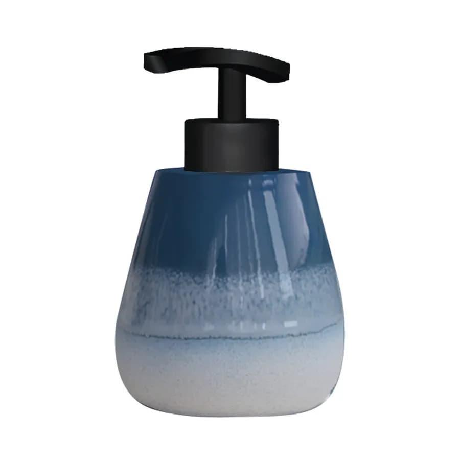 Dosasapone da appoggio in ceramica degradè blu - Shejla di Gedy