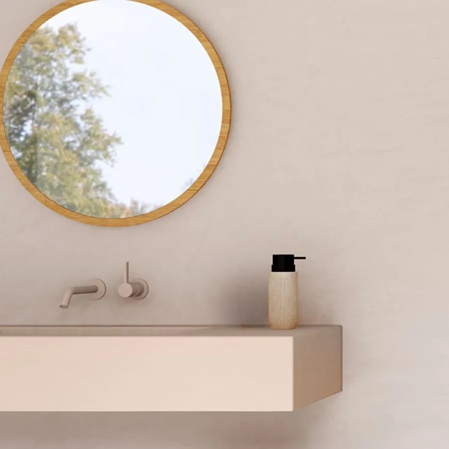 Dosasapone d'appoggio effetto pietra beige e nero - Onyce