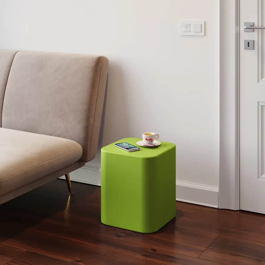 Espositore colonna 35 h cm in polietilene verde kiwi - Katrine