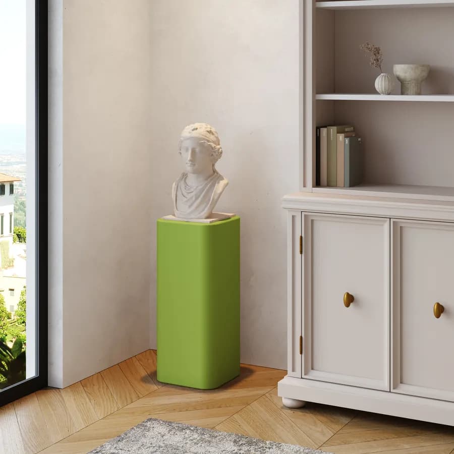 Espositore colonna 70 h cm in polietilene verde kiwi - Katrine