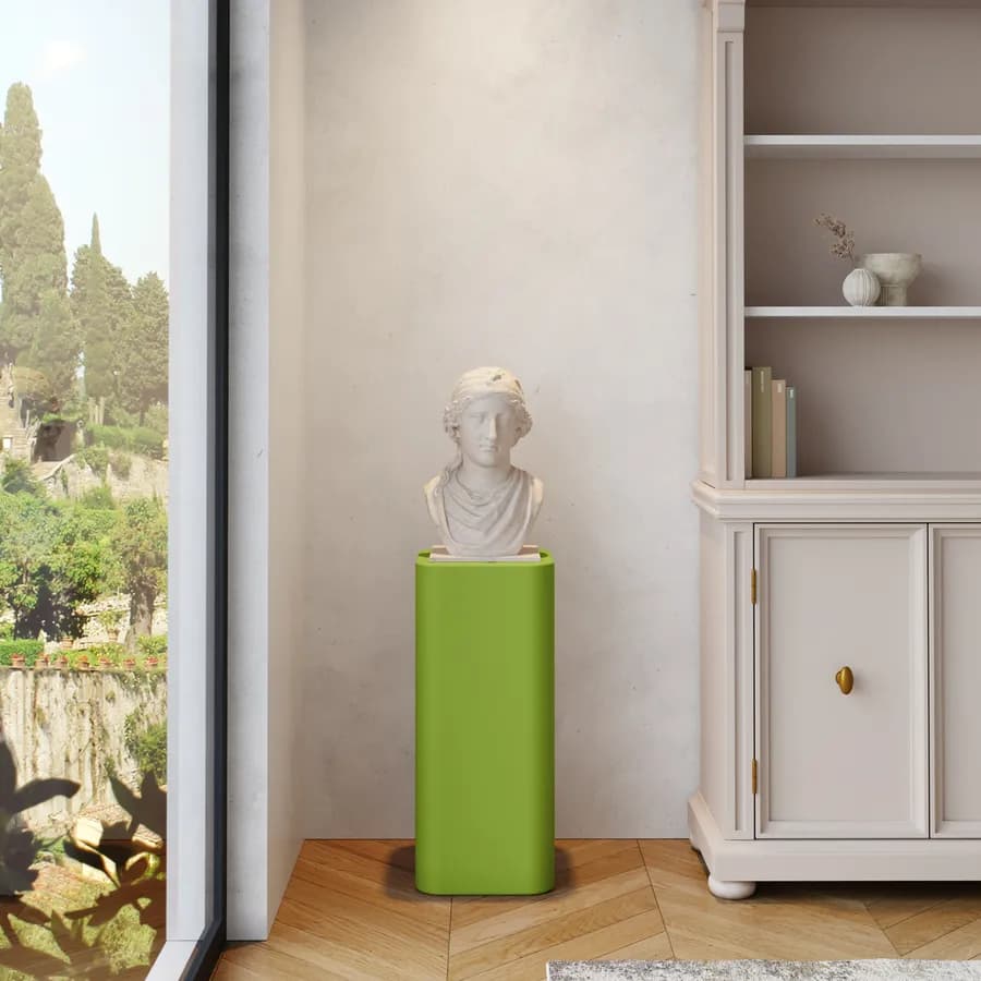 Espositore colonna 70 h cm in polietilene verde kiwi - Katrine