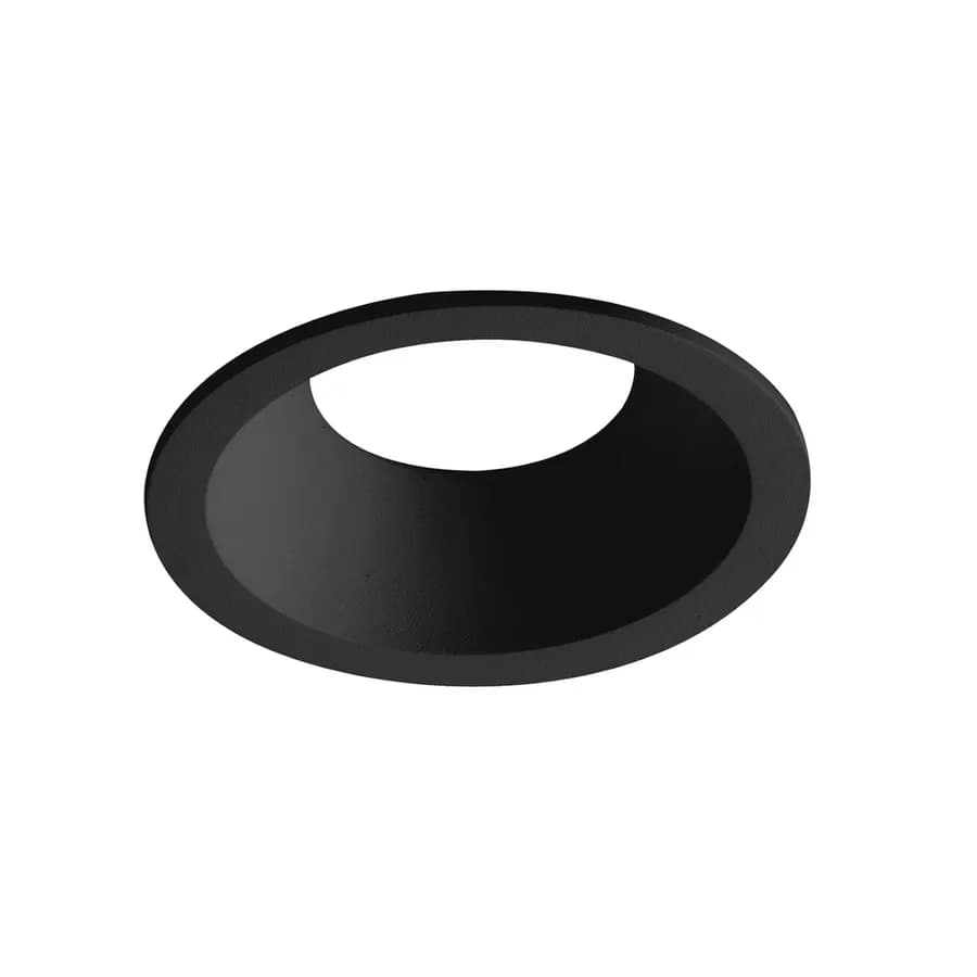 Faretto ad incasso Ø 8,5 cm antiriflesso in alluminio nero