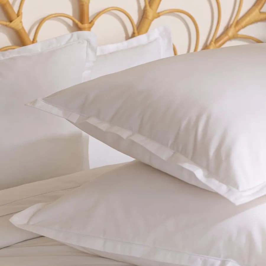 Federa per guanciale 63x63 cm in cotone bianco - Bellini
