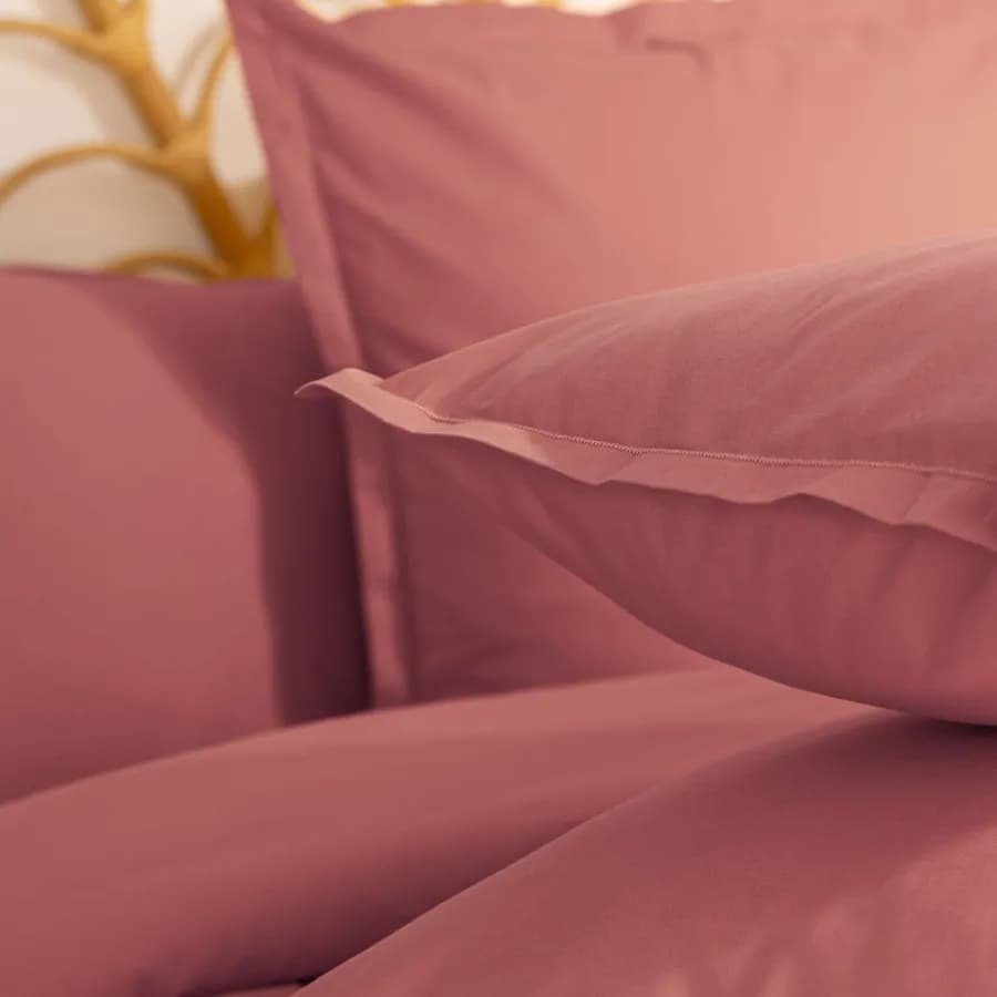 Federa per guanciale 63x63 cm in cotone rosa - Bellini