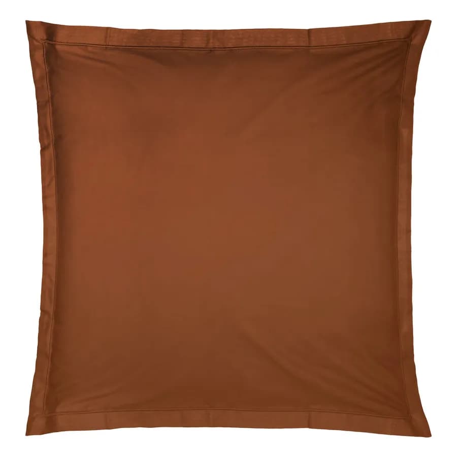 Federa per guanciale 63x63 cm in cotone terracotta - Bellini