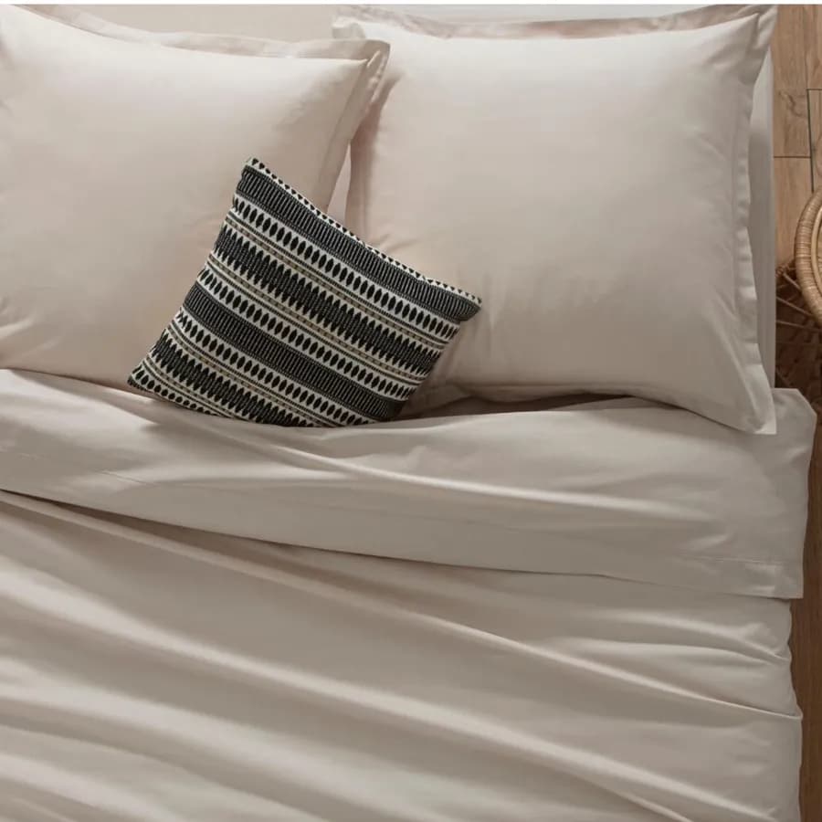 Federa per guanciale 70x50 cm in cotone beige - Bellini