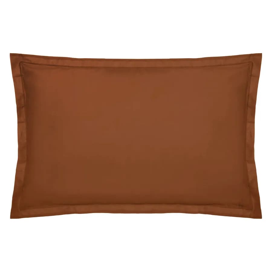 Federa per guanciale 70x50 cm in cotone terracotta - Bellini