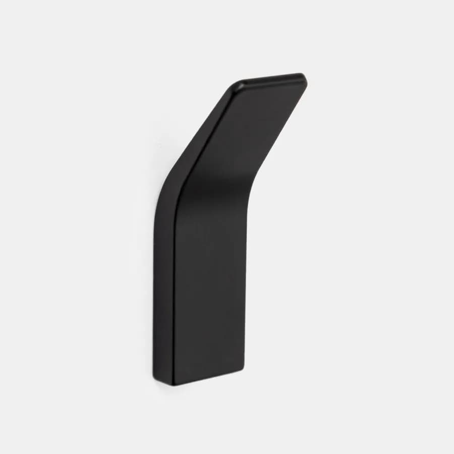 Gancio portasalviette in alluminio nero opaco