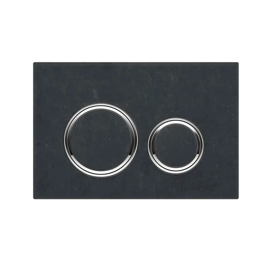 Geberit placca di comando doppio tasto per cassetta color ardesia - Sigma50 round