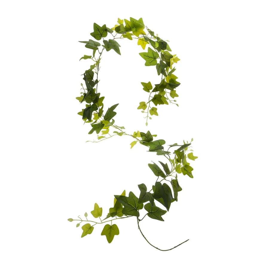Ghirlanda di edera artificiale 190 cm verde