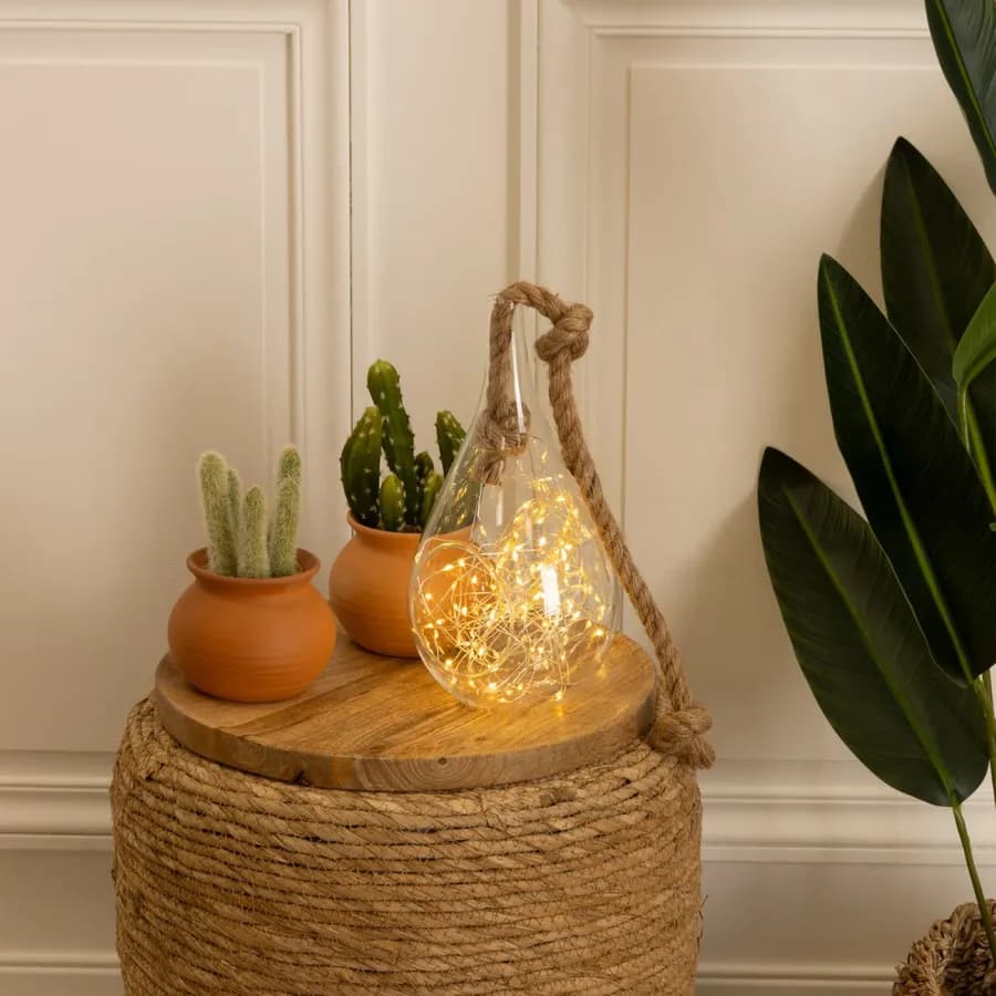 Catena luminosa 440 cm con 40 micro Led luce calda