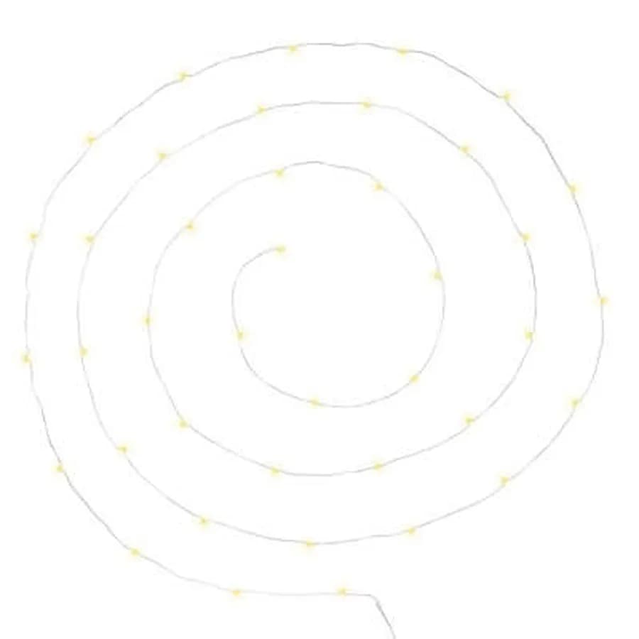 Catena luminosa 440 cm con 40 micro Led luce calda