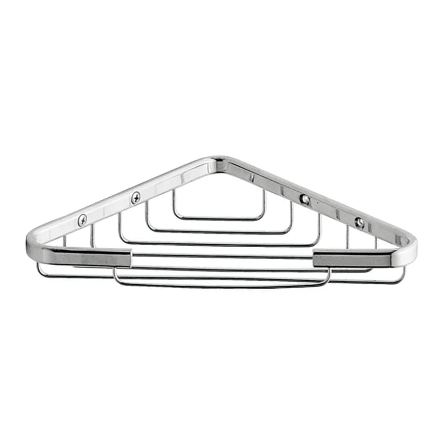 Griglia Gedy portaoggetti in acciaio inox cromato da cm. 19,3 x 19,3 x 3,5