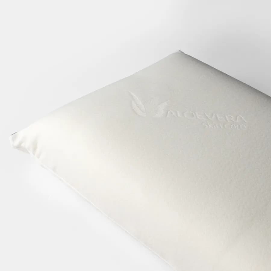 Guanciale sfoderabile 42x72 cm in Memory Prime con rivestimento Aloe h 15 cm - Plaisir
