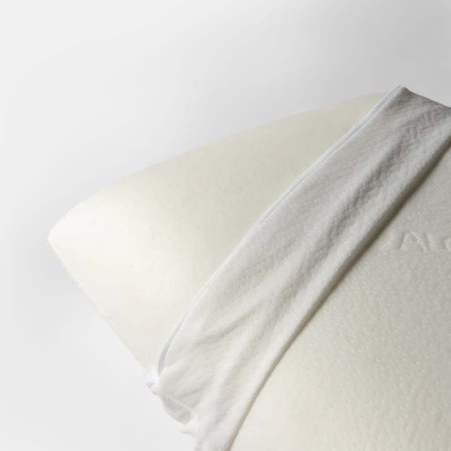 Guanciale sfoderabile 42x72 cm in Memory Prime con rivestimento Aloe h 15 cm - Plaisir