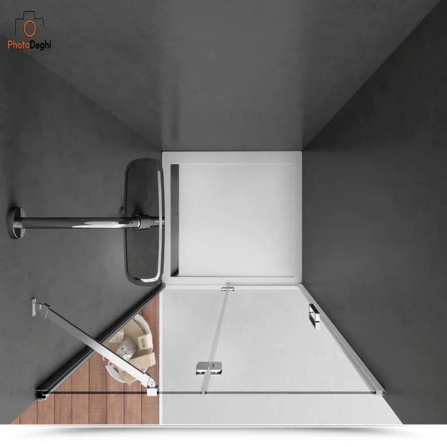 Set guarnizioni magnetiche spessore 6 mm per box doccia nicchia 190 h