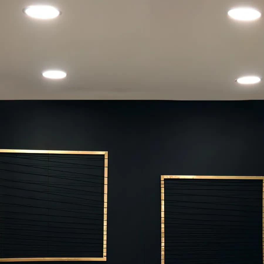 Incasso antiriflesso 15,4x5,5cm 3000k in alluminio bianco