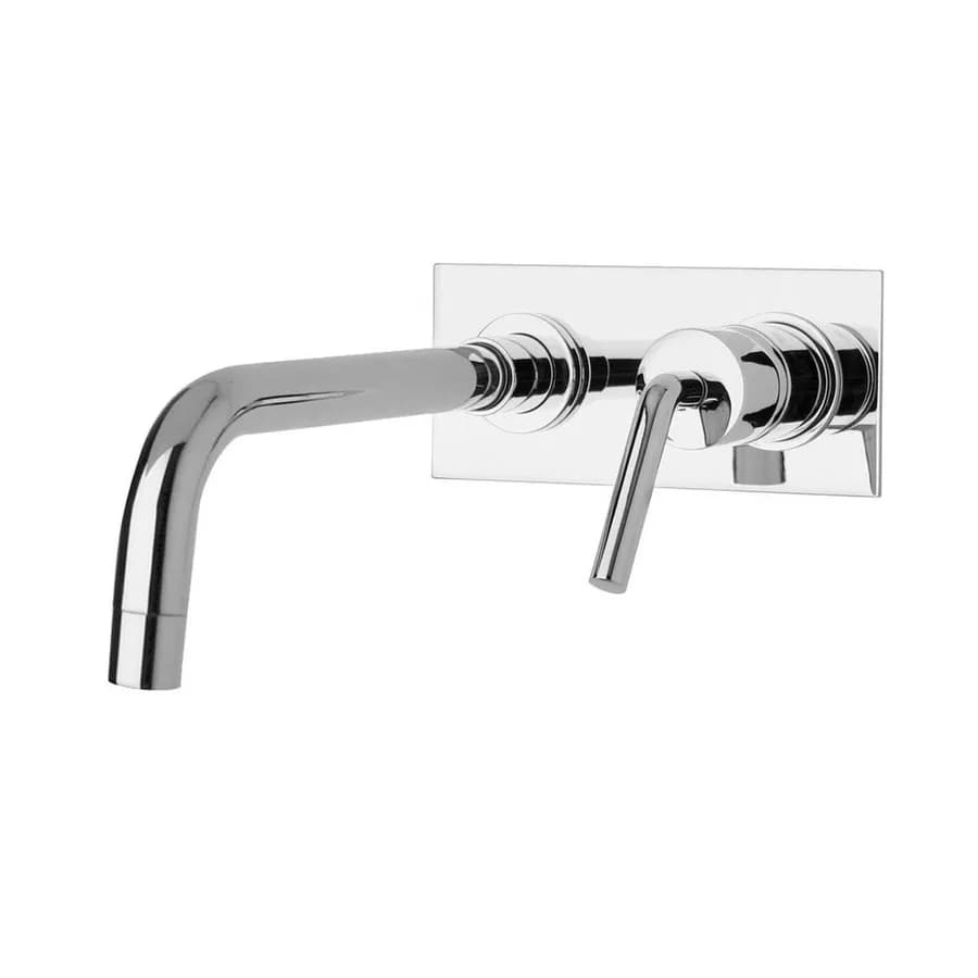Miscelatore lavabo a muro con piastra cromato Aquasoul di Jacuzzi - Rubinetteria