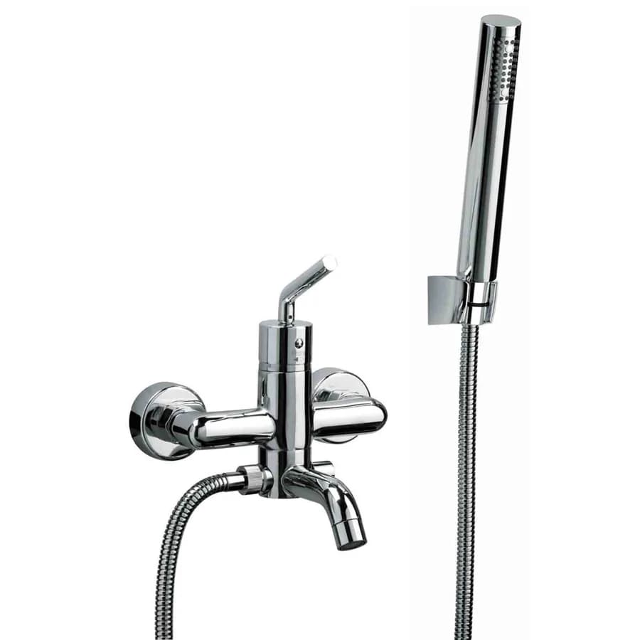 Jacuzzi - Rubinetteria gruppo vasca con accessori ottone cromato modello Aquasoul