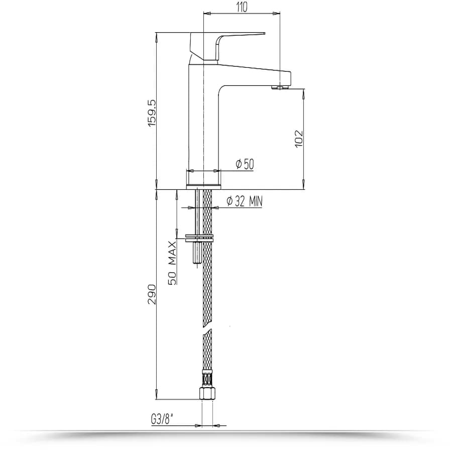 Jacuzzi - Rubinetteria modello Inca set completo di miscelatori per bidet lavabo e incasso doccia con deviatore