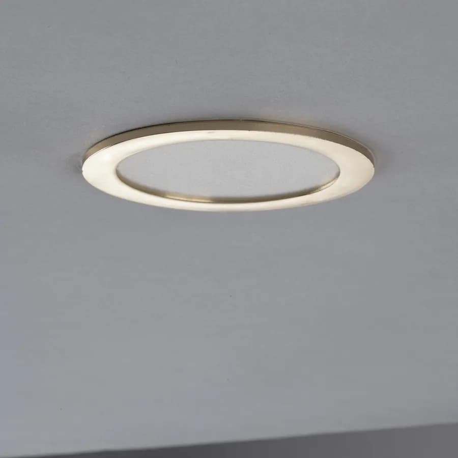 Kit tre incassi 7x3,2 cm in alluminio oro