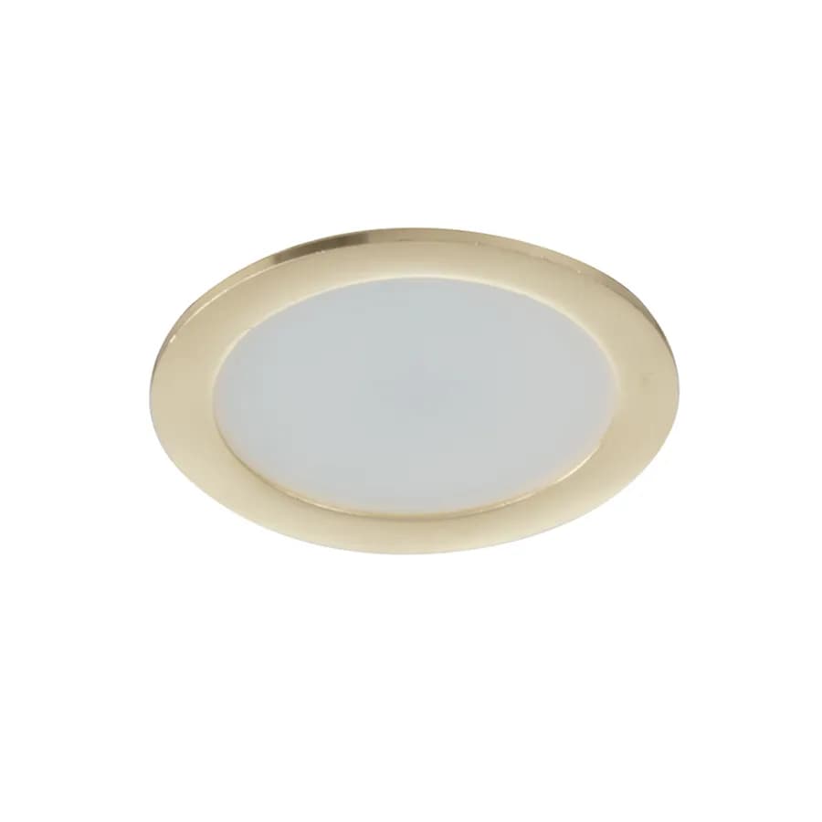 Kit tre incassi 7x3,2 cm in alluminio oro