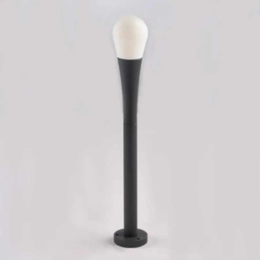 Lampada a paletto da esterno 5x74 cm alluminio antracite con picchetto incluso