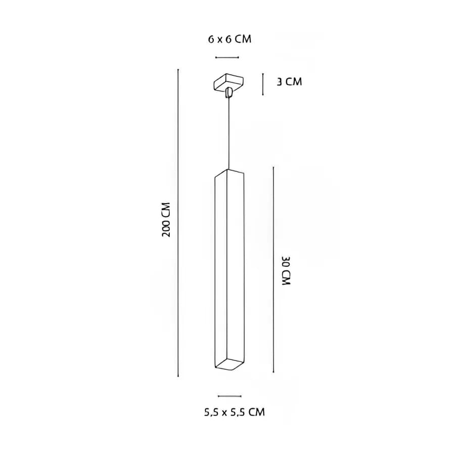 Lampada a sospensione 30 cm in metallo marrone