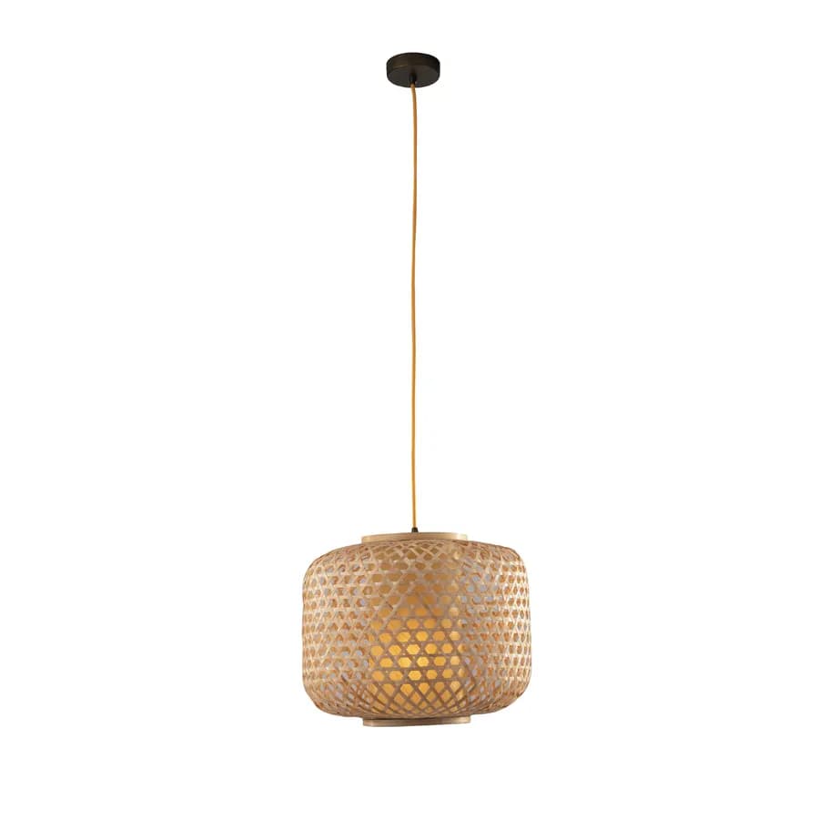 Lampada a sospensione 40x31 cm in bambù naturale