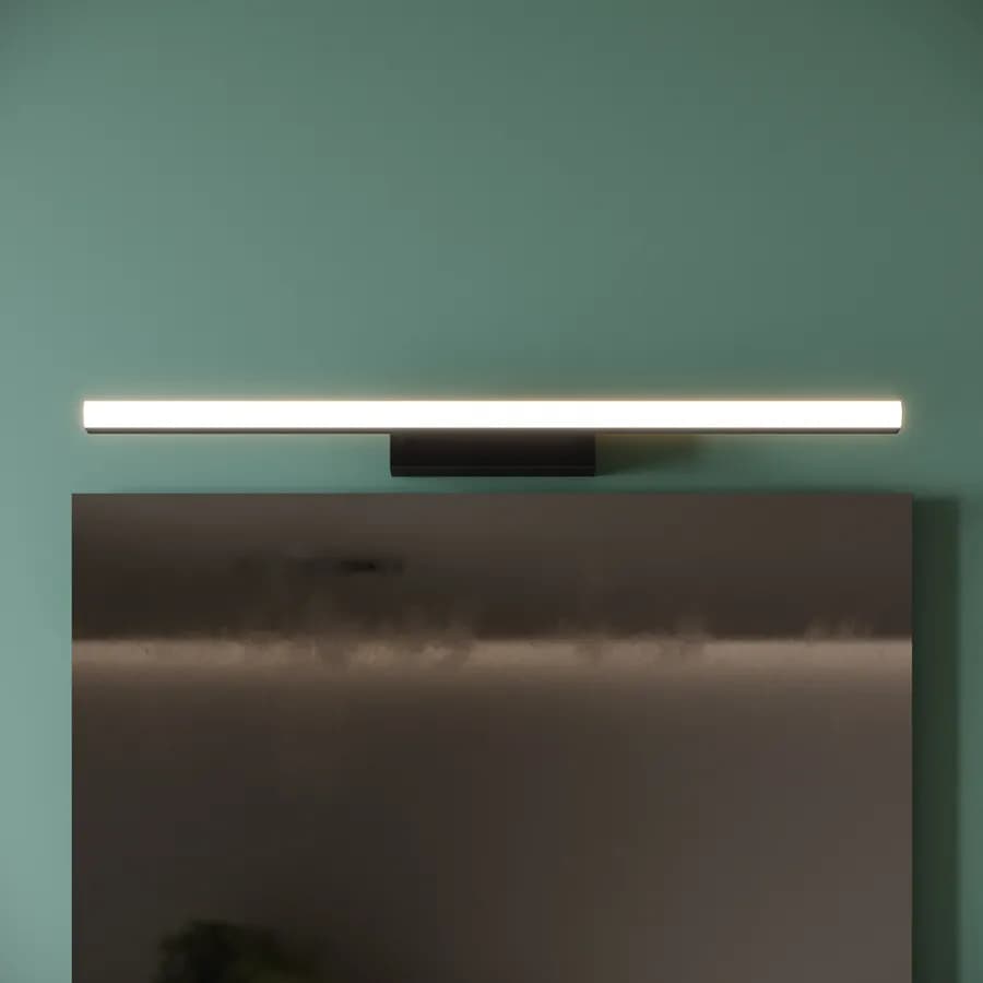 Lampada applique orientabile 65 cm in metallo nero opaco - Orients