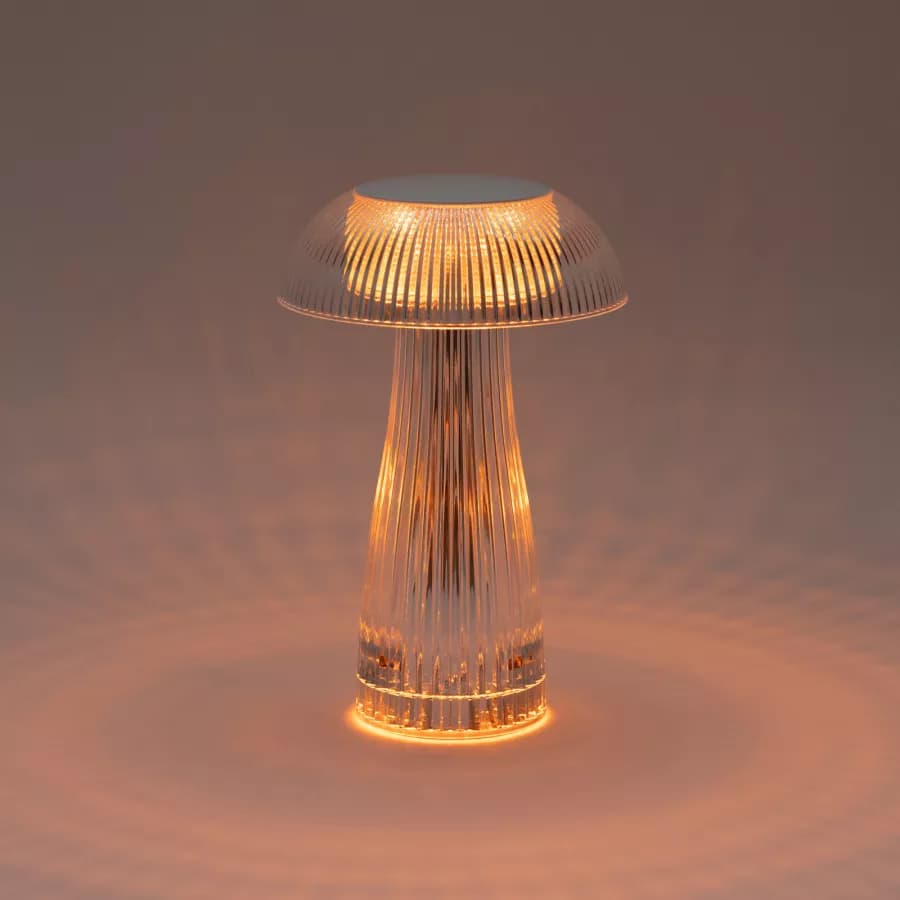 Lampada da tavolo a LED ricaricabile 16x25 h cm - Eirene