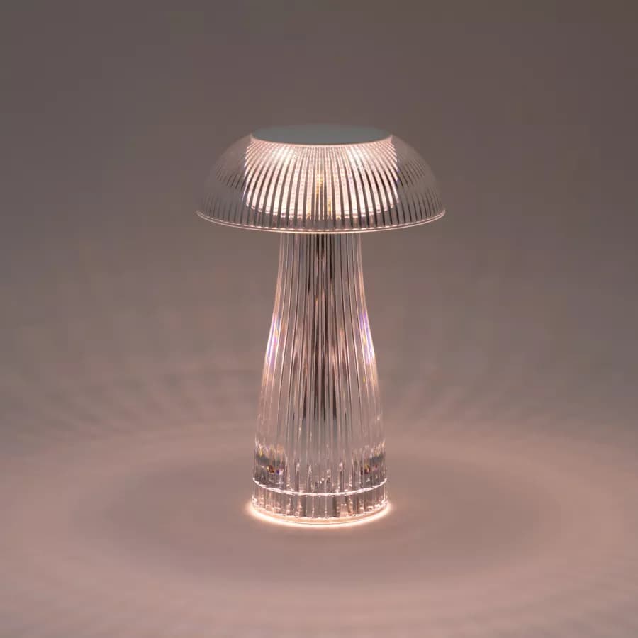 Lampada da tavolo a LED ricaricabile 16x25 h cm - Eirene