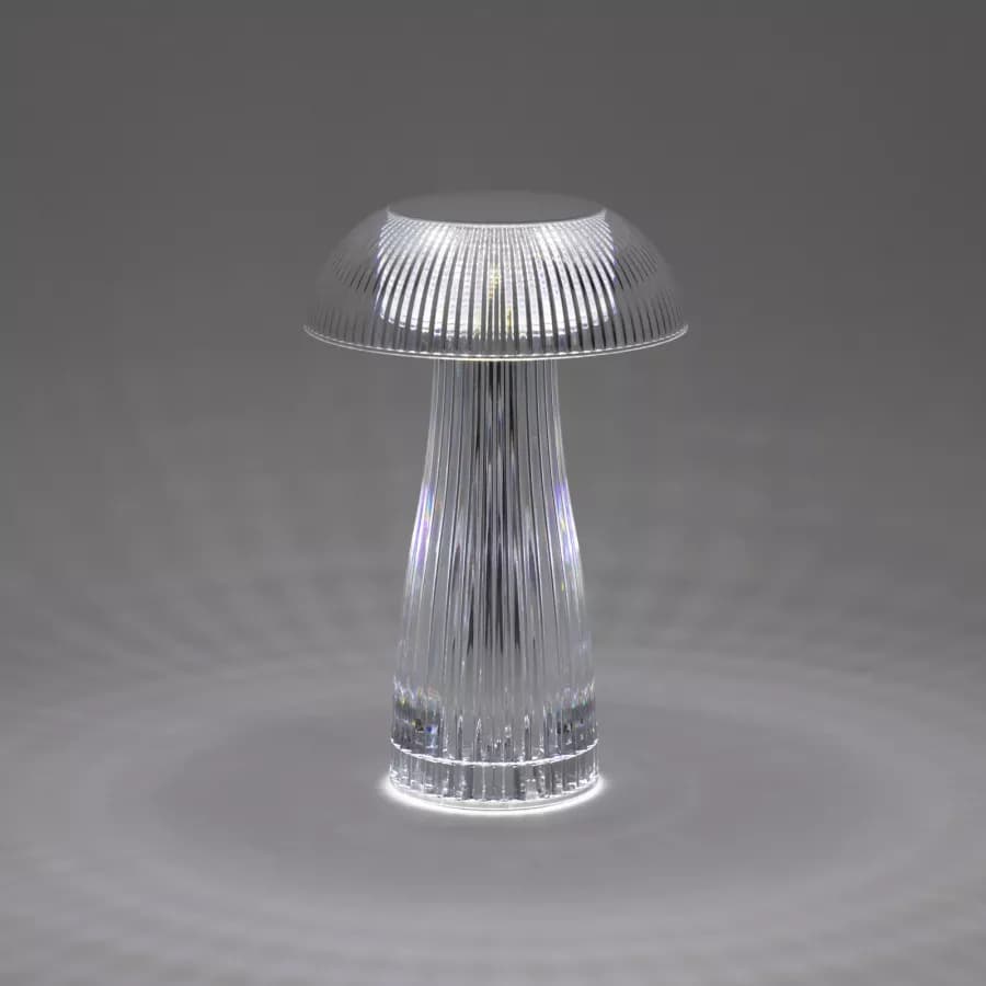 Lampada da tavolo a LED ricaricabile 16x25 h cm - Eirene