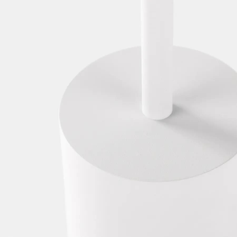 Lampada da tavolo portatile a LED 11x38h cm in alluminio bianco - Spritz