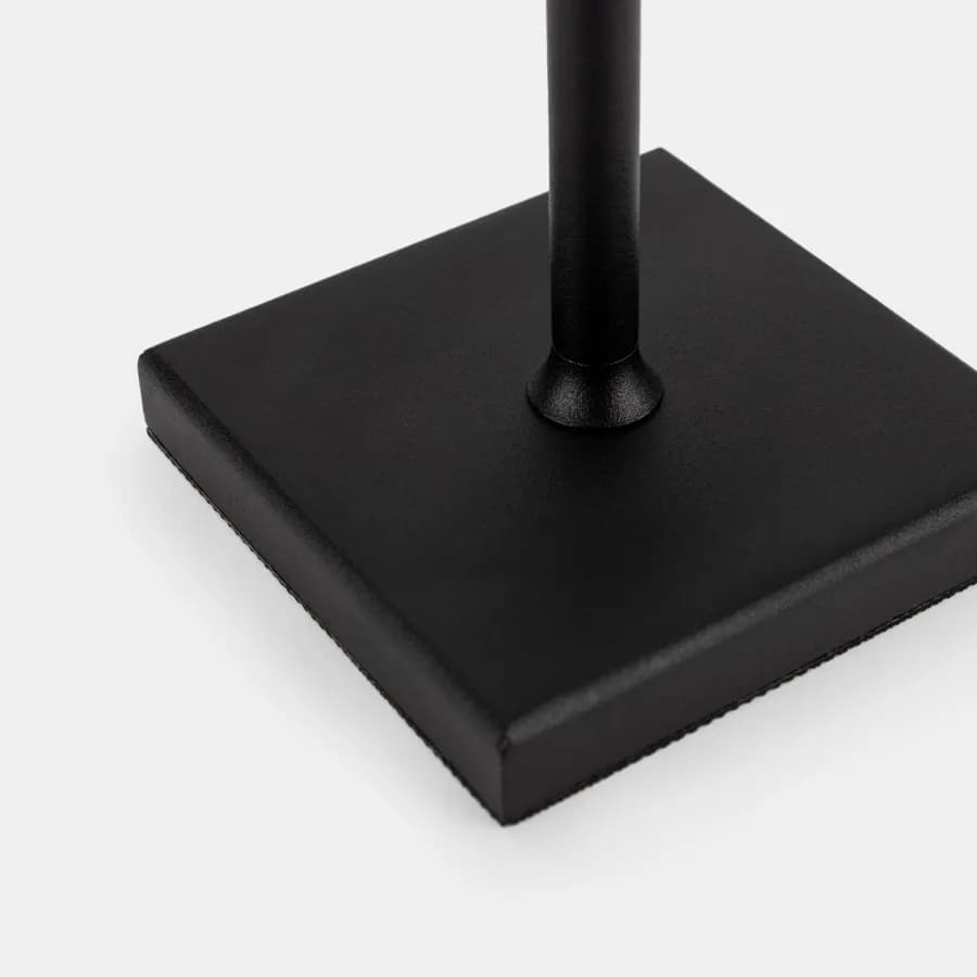 Lampada da tavolo portatile a LED 11x38h cm in alluminio nero - Mojito