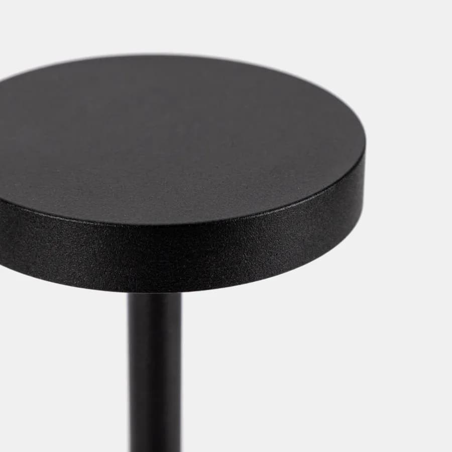 Lampada da tavolo portatile a LED 11x38h cm in alluminio nero - Spritz