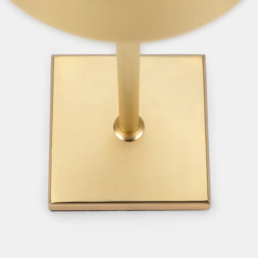 Lampada da tavolo portatile a LED 11x38h cm in alluminio oro - Mojito